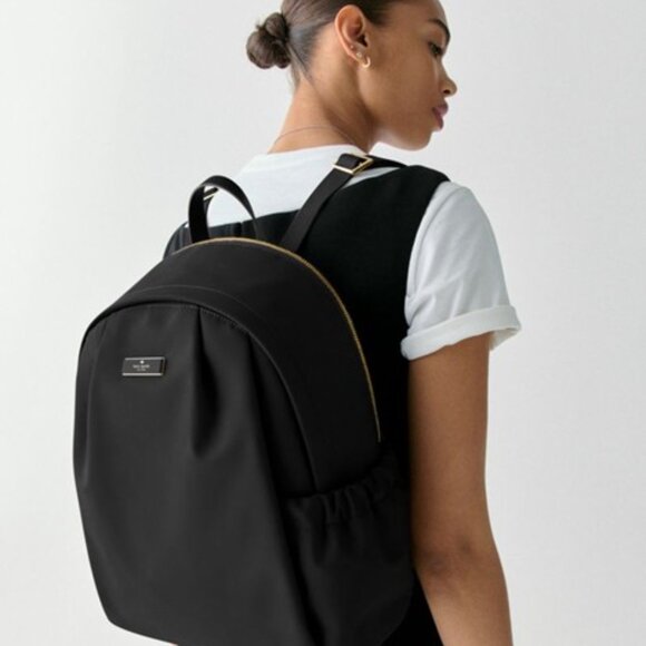 Kate Spade Carter Nylon Large Backpack in Hot Fudge! NWT! main image 8